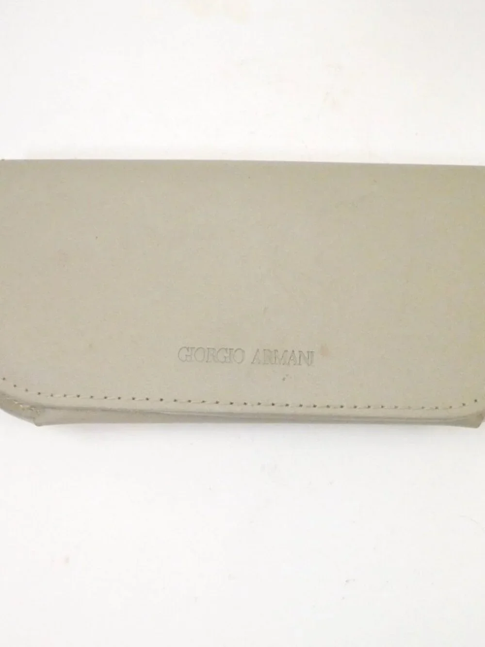 GIORGIO ARMANI BEIGE SOFT CASE FOR EYEGLASSES GLASSES FRAME EYEWEAR Designer